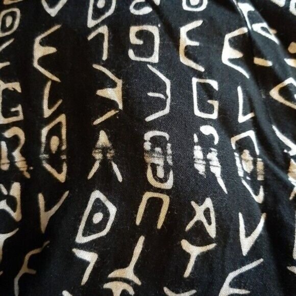 BLUE SKY Love & Gratitude Fair Trade Open Front Fabric Cardigan B&W Sz XS - Picture 12 of 12